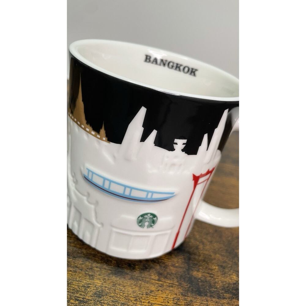 Starbucks Bangkok Relief 2014 Coffee Mug Collector Series City Skyline 16oz - Picture 5 of 9